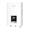 Tankless Water Heater Electric,ORBEK 11KW 240V, 1-2 Points of Use On Demand Instant Hot Water Heater,with LED Digital Display,ETL Certification,Self Modulating