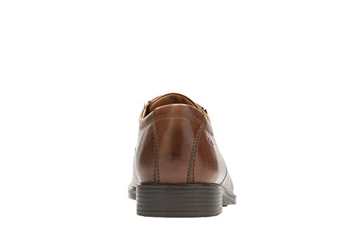Clarks Clarks Collection Men's Tilden Plain Oxford, Dark Tan Leather, 11 M US