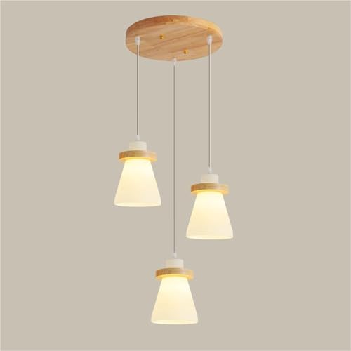 Lampes de plafond en bois solide pour en finir avec l'éclairage froid du salon