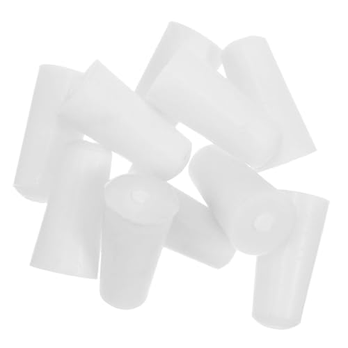 FUNOMOCYA 10pcs Silicone Test Tube Plugs Laboratory Sealing Stoppers Flask Silicone Stoppers