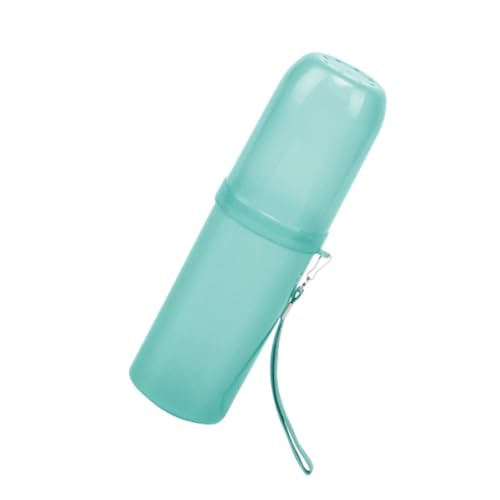 FIXOSHEE Estuche Portátil para Cepillo de Dientes de Plástico Ligero y Duradero Caja Protectora Antibacteriana para Viaje y Camping Color Índigo