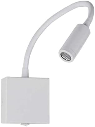 Arandela Pix Branca Articulável Cabeceira LED 3W 3000K Bivolt