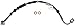 Dorman H622780 Front Passenger Side Brake Hydraulic Hose Compatible with Select Chrysler Models
