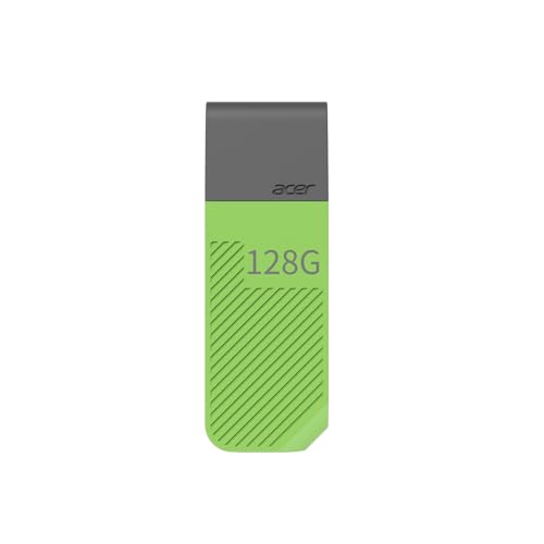 Image of Acer UP200 USB 2.0 Flash Drive | 128 GB | Up to 30MB /s Read Speed | ABS Body | Water & Dust Proof | Green