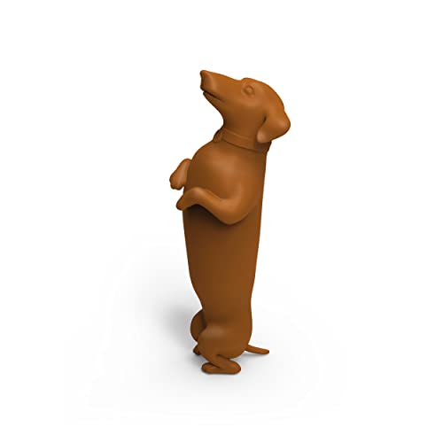 Genuine Fred Rolha de garrafa WINER DOG, rolha de vinho de silicone com design fofo de dachshund - M