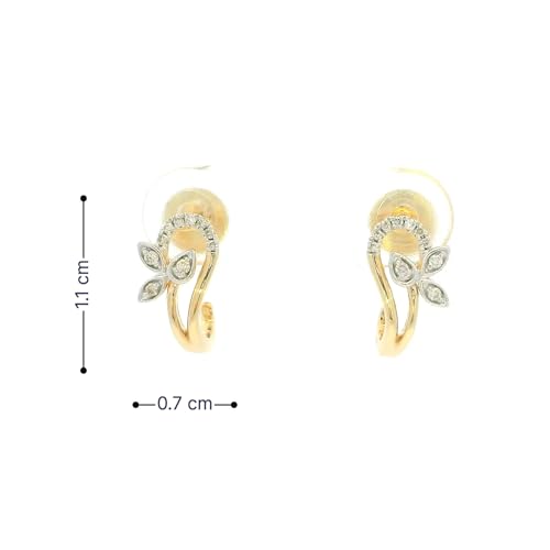 Image of WHP Jewellers 14KT Diamond Earrings for Women - Womens Diamond Earrings - Fashionable Jewellery for Great Gifting
