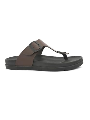 Image of STANPHORD Men's Vintara Thong Stylish & Fashionable Boys | Lightweight Comfortable Durable Slip on Adjustable Strap Sandal Slipper for Man | Everyday Comfort Chappal
