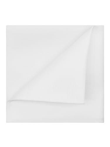 Image of Mantieqingway Cotton Handkerchiefs for Men Solid Color Pocket Square for Suit Formal Wedding Church