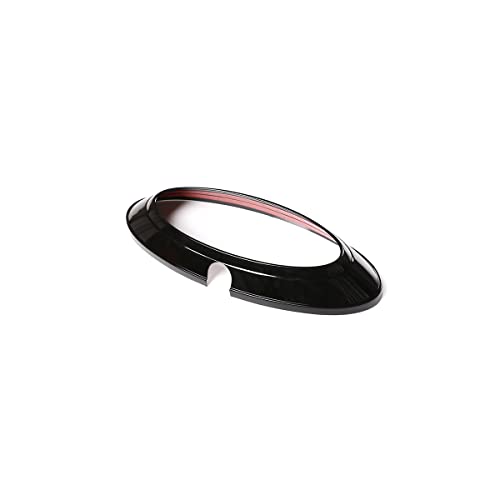 Image of PIUGILH Fit for Ford 2015-2022 ABS Rear Car Exterior Trim Ring Decorative Frame Car Exterior Accessories (Black)