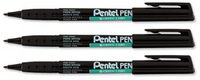 Pentel NMS50-A - Perm Marker Fine Black PK12