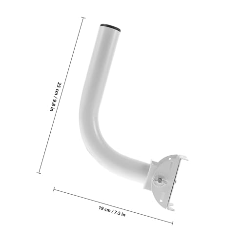 Support mât antenne réglable en acier inoxydable pour montage extérieur stable - 3