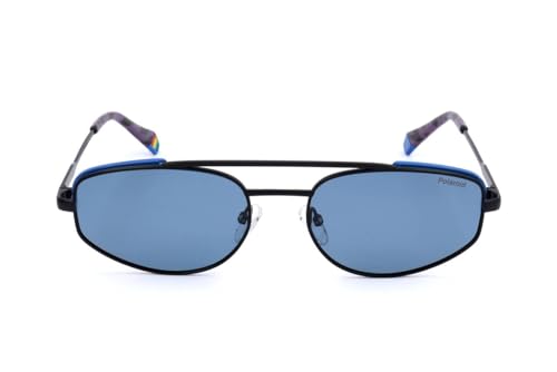 Polaroid PLD 6130/S OY4 BLACK AZURE 55/18/145 UNISEX Sunglasses2