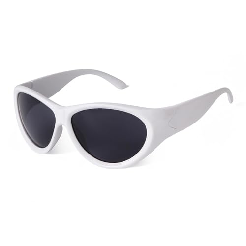 Lunettes de soleil UV400 rectangulaires style œil de chat sport