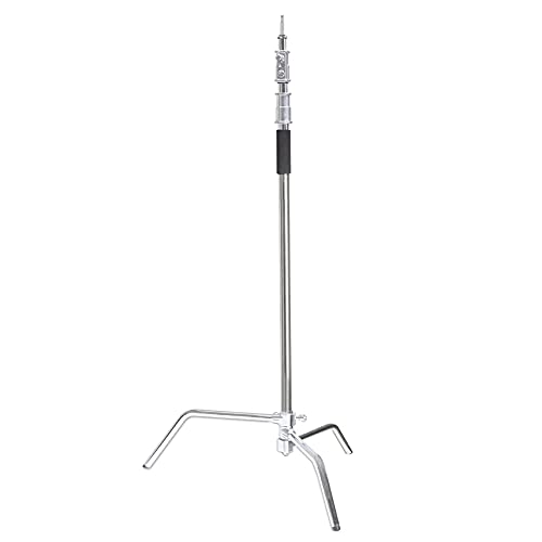 Image of C Stand Photography 10ft / 300cm Adjustable Heavy Duty Light Stand for Photo Video Studio Reflector, Softbox, Monolight and Other Photographic Equipment - Silver