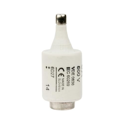 Fusible 6D27 6A haute tension 500V action rapide calibre DII D27