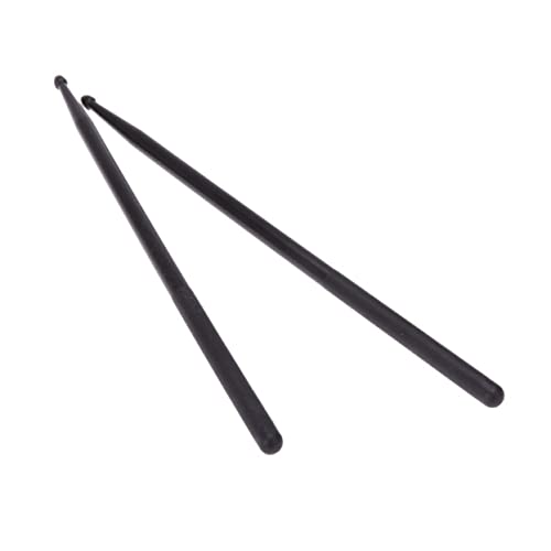 Baquetas de nylon negro para batería 3 pares miniatura 4