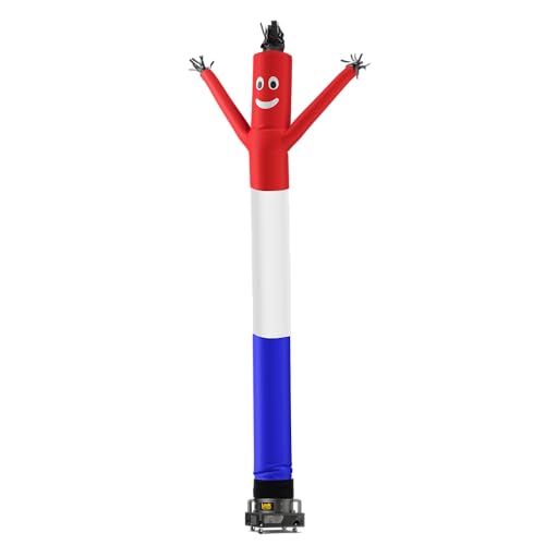 Image of LookOurWay Air Dancers Wacky Waving Inflatable Tube Man Set - 20 Feet Tall Inflatable Dancing Man with Blower for Business Advertising - Red /White /Blue