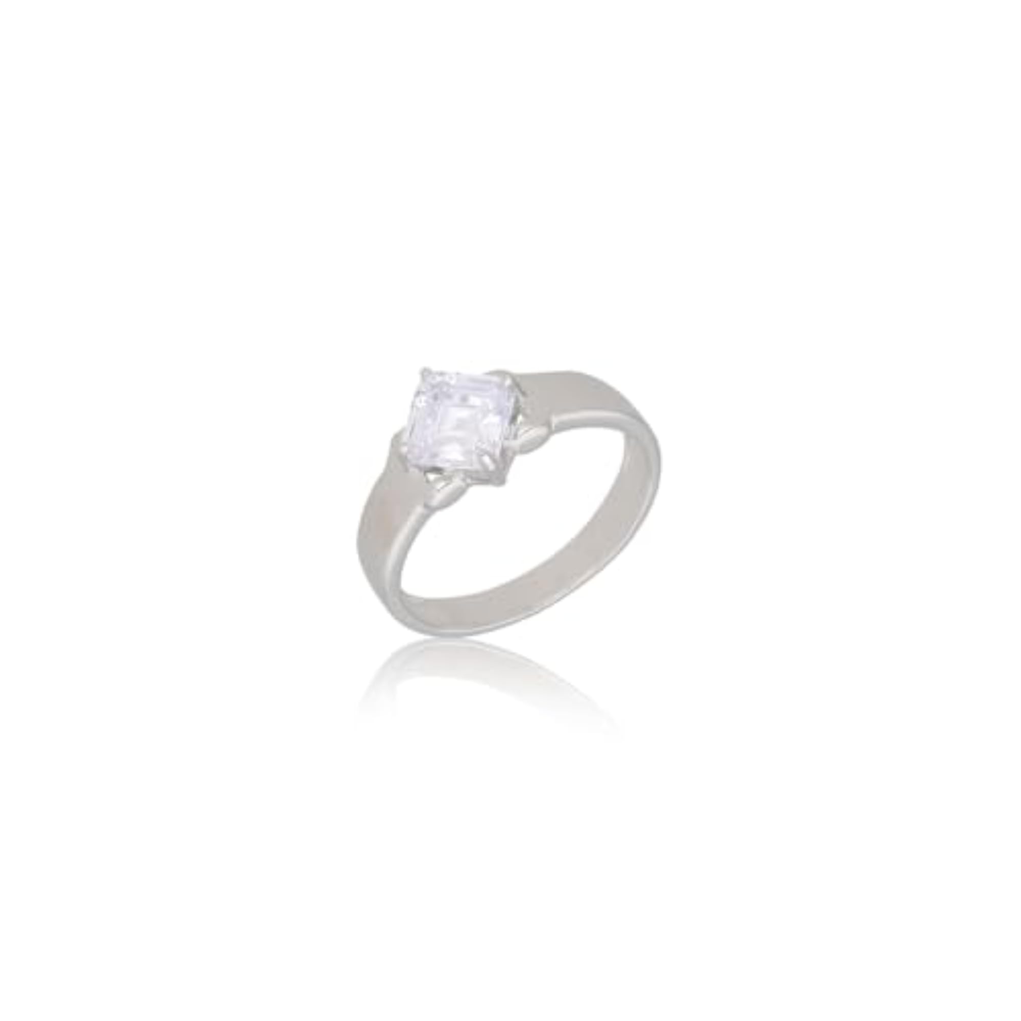 Women's 925 Sterling Single Stone Elite Brilliance Design Ring