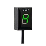 Diseño: La pantalla de marcha de la motocicleta puede recordarle la marcha actual para que la conducción sea más segura.