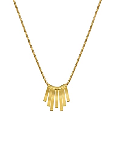 Yellow Chimes Chain Pendant for Women Western Style Gold-Plated Stainless Steel Square Chain Pendant Necklace For Women and Girls. (PD 3) (B09NVYY3K9) Amazon Price History, Amazon Price Tracker