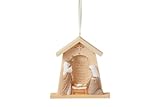 Enesco Foundations The Holy Family Nativity Creche Hanging Ornament, 3.5 Inch, Multicolor