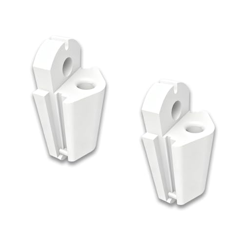 2 Pack Baby Gate Hinge Replacement Compatible with Regalo Extra Tall Baby Gate | Top Hinge with Locking Channels | Prevents Gate from Being Pulled Out...