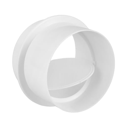 Uonlytech Valvola Di Ritegno Rotonda Da Connettore Per Tubo Di Ventilazione Antiriflusso Per Bagno e Cucina Facile Da Installare e Resistente All Usura