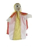 Marioneta con cabeza de madera modelo princesa para teatro juego clásico