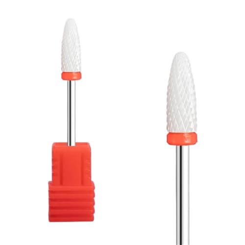 Mozulon ネイルドリルビット 回転式バーミリングネイルカッタービット 電動マニキュアペディキュアツール用 1個(Ceramic 09)