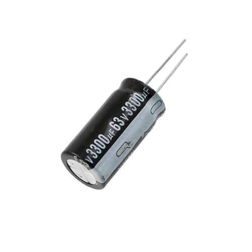 Condensateur électrolytique 63v3300uf en aluminium 18x35mm pour circuit 63vdc 3300mfd