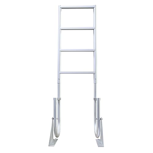 image for Extreme Max 3005.3473 Heavy Duty Flip-Up Dock Ladder with Comfortable 