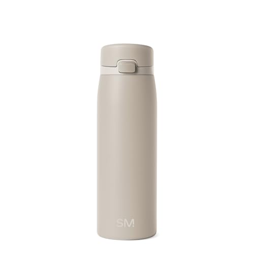 Simple Modern Ceramic Lined Insulated Coffee Tumbler | 16oz, Beige