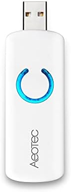 Aeotec Z-Stick Gen5 Plus, Z-wave Plus USB to Create Z-Wave Gateway, Zwave Hub Controller Pro 2020 SmartStart and S2 Enabled, Works with Raspberry Pi 4, Compatible with SmartThings, HomeSeer, White