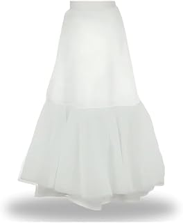 iluvvastram Can Can Skirt for Lehenga for Women | Cancan Petticoat for Gown & Saree | Hoop Less Underskirt for Lehenga | White Cancan Skirt-picture-35