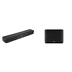 Denon Home Sound Bar 550 kompakte Heimkino Soundbar mit Dolby Atmos, DTS:X, Alexa Built-in, WLAN, Bluetooth, AirPlay 2, HEOS Built-in, HDMI eARC, 4K Ultra-HD, Dolby Vision, HDR10, Schwarz