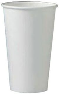 Dopaco 4725 Squat Paper Hot Cup, 10 oz. Capacity, White (Case of 1,000)
