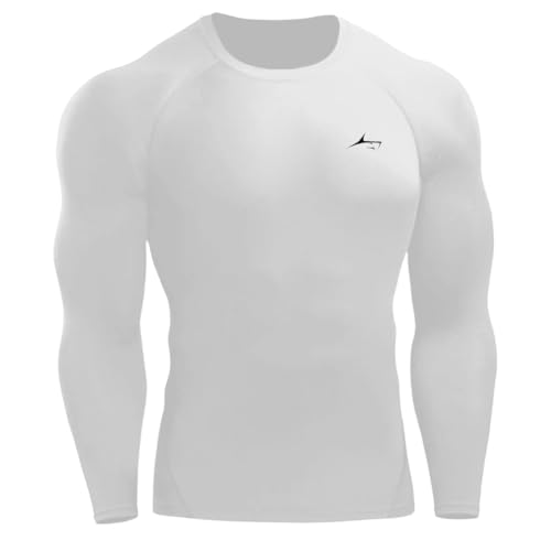 Image of PROSHARX Full Sleeve Compression T-Shirt - Athletic Base Layer Tights for Fitness