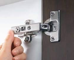 Aurora Hettich Intermat Spring Hinges 9936, 9242874/76/77 for 14-32 mm Thick Doors (0 Crank, Full Overlay) -1 Pair
