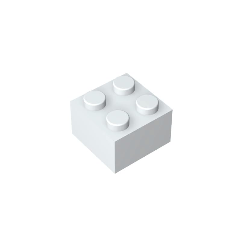 XYEIUGO 3003 Basic Bricks Brick 2x2, Milky White, 50 PCS — image 1
