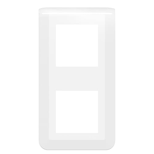 Legrand 078822L Mosaic Plaque de Finition Verticale pour 2x2 Module, Blanc
