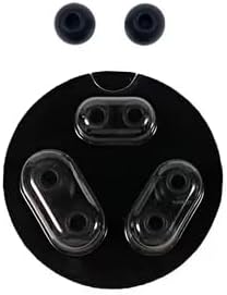 Replacement Earbud Tips for Beats Powerbeats Pro Wireless Stereo Headphones - 4 Pairs - Small, Medium, Large, and Double Flange Black