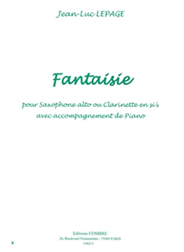 Fantaisie --- saxophone alto ou clarinette sib et piano