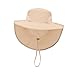 Tdoutop Lightweight Summer Cap with Wide Brim for Men and Women in Outdoor Settings, Khaki