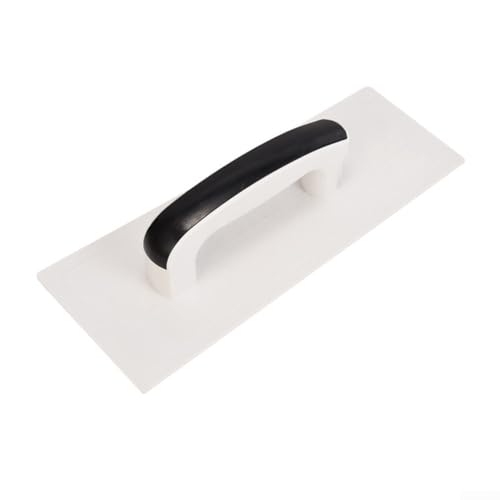 Cepillo de paleta de hoja de plástico para acabados de pared impecables, rendimiento duradero (blanco-S)