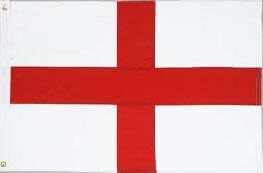 St. George Cross (England) Flag Nylon 2 ft. x 3 ft. - Made in the USA from Flags Unlimited