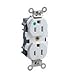 Leviton M8200-SGG GY REC DUP HG TR 15A125V