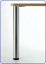 Peter Meier Heidelberg 3 inch Diameter Chrome Table Legs