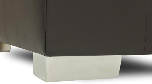 DOMO. collection Sofa Alisson, 3er Couch, 3-Sitzer, 3er Garnitur, Polstergarnitur 199 x 83 x 75 cm (BxTxH), in schwarz