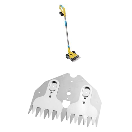 GLORIA Akku Rasen- und Kantenschneider FineCut 18V Set - Ergänzung für Mähroboter + GLORIA Ersatzmesser FineCut 18V - Zubehör/Ersatzteil für Akku Rasen- und Kantenschneider FineCut