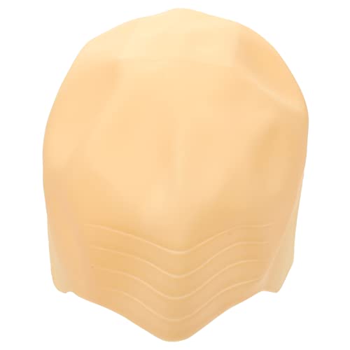 Baluue Comfortable Bald Head Cap Silicone Bald Wig Cover for Halloween Christmas Easter